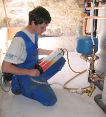 Und so einfach geht es. Da gibt's keinen Dreck.